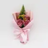 Día del Maestro Ramo de Flores de Jabón Día del Maestro Flor de Simulación Creativa 3 Ramos de Jabón Evento de Fiesta Anual Regalos para Invitados