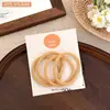 Set de Cintas de Pelo de Hilo de Colores Cintas de Pelo Simples de Alta Elasticidad Bandas de Goma Anillos para el Cabello Femeninos Versátiles Cintas para Coletas Accesorios para el Cabello