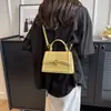 Bolso Pequeño Texturizado para Mujer 2023 Primavera Nuevo Popular Versátil Bolso Cruzado Estilo Extranjero Bolso de Hombro Cuadrado Pequeño