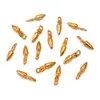 Dijes para Colgantes de Corazón, Flor, Animal, Estrella, Hoja, Pimienta, Hechos por Ti Mismo, Acero Inoxidable Chapado en Oro Real Ecológico, Joyería