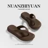 Novas Chinelas de Verão Antiderrapantes da Nanbowan, Modernas, Versáteis para Uso ao Ar Livre, Sandálias Rasteirinhas de Dedo da Moda para Praia