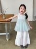 Weimu Roupas Infantis Colete para Meninas Camisola Verão Estilo Fino 2026 Nova Blusa sem Mangas Infantil Roupas de Bebê Classe A