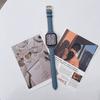 Adequado para Apple Watch iwatch7 geração pulseira simples de cintura fina 123456se macia padrão lichia pulso em forma de T