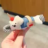 Lindo pasador de pinza para el pelo de oso de peluche con pico de pato, pinza para flequillo lateral, accesorio para el pelo, pasador, pasador