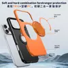 Funda para Teléfono Móvil Apple 18Promax Aplicable Transfronteriza con Soporte Giratorio y Succión Magnética Funda Protectora Anticaídas Iphone17Pm