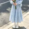 Conjunto para Niños Primavera Otoño 2026 Nuevo Dulce Sudadera con Capucha de Manga Larga y Cuello con Lazo Falda Linda Conjunto de Dos Piezas