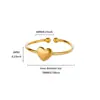 Anillo de Amor de Acero Inoxidable con Perla Artificial Estilo Retro de Corte Transfronterizo Joyería de Anillo de Lujo Ligero Elegante Francés