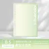 Caderno Destacável Capa Mole B5 Cor Verdadeira, Planejador de Alto Valor Macaron Espessado, Diário e Caderno Estudantil