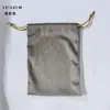 Bolsa de terciopelo para guardar objetos pequeños, bolsa portátil para gafas, bolsa con cordón para brochas de maquillaje, bolsa protectora para teléfono móvil y batería externa