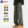 Calças Casuais de Verão da Nasa Calças Cargo Americanas da Moda High Street Masculinas Impermeáveis Soltas Casuais Retas de Assalto