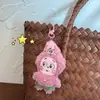 Lindo Colgante de Muñeco de Estrella de Dibujos Animados Muñeco de Peluche Corazón Femenino Llavero Colgante Decoración de Mochila Regalo Venta al por Mayor