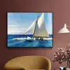 Pintura de fama mundial para decoración de pared de sala de estar, mural de dormitorio "Habitación junto al mar" de Hopter, arte de pared de paisaje para comedor de casa de huéspedes