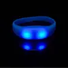 Pulsera Luminosa LED Vibratoria Controlada por Sonido para Conciertos, Festivales de Música, Fiestas y Eventos, Pulsera de Apoyo con Logo Impreso