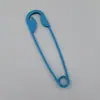 Alfinetes de segurança coloridos de 140 mm, alfinetes decorativos extragrandes, acessórios de cabelo simples para a nuca, presilhas de metal estilosas