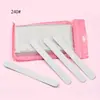 Lixa de Unha com Núcleo de Aço Inoxidável Manicure Folha de Lixa Substituível Tira de Lixa Descartável Tira de Polimento para Manicure Lixa Modeladora