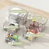 Caja de Almacenamiento para Uso Doméstico, Caja de Almacenamiento Transparente para Artículos Varios y Juguetes, Caja Organizadora Grande para Ropa, Canasta de Plástico para Snacks