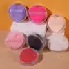 Esponja de Terciopelo Triángulo Suave para Polvos Sueltos Esponja para Polvos Compactos Superficie de Pelo Corto Esponja para Polvos Secos de Fibra Esponja de Terciopelo para Maquillaje