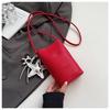 Bolso Cruzado Casual de Cuero Suave para Teléfono Móvil Versión Coreana 2025 Nuevo de Un Hombro Moda Retro Versátil Ropa de Trabajo Diaria Bolso Bucket