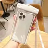 Bolsa Impermeável Luminous Transparente para Celular Bolsa Protetora à Prova d'Água de PVC com Tela Sensível ao Toque Selada no Pescoço para Natação Deriva