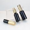 100ml preto frasco de loção de óleo essencial 30ml essência cosmética sub-frasco 50ml frasco de spray de vidro de perfume