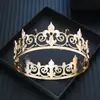 Corona de Cristal Redonda Transfronteriza Europea y Americana Bola Corona de Príncipe Cinta Corona de Rey Reina Decoración de Fiesta