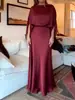 2026 Nova Roupa Feminina de Primavera e Verão Transfronteiriça, Elegante e Sexy Vestido Longo de Cetim Liso Moderno com Senso de Estilo