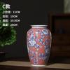 Novo Vaso Cerâmico Retrô Estilo Chinês, Vaso de Porcelana Azul e Branco, Vaso de Flores Hidropônicas, Peça Decorativa Moderna para Sala de Estar
