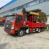 Guindaste de Caminhão Dayun Pequeno Amarelo Xcmg de 6,3 Toneladas, Adequado para Yunnan, Guizhou e Sichuan, Pode Ser Equipado com Guindaste de Caminhão de 5 Toneladas 7 Toneladas