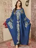 Bata de Casa Satinada de Manga Larga Estilo Exótico Talla Única Cuello Redondo Vestido Largo Estampado para Mujer Holgado