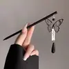 Novo grampo de cabelo antigo estilo chinês com borla para mulheres, elegante e versátil, adequado para Hanfu, cheongsam e penteados presos