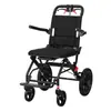 Cadeira de Rodas de Avião, Leve, Compacta, Dobrável para Idosos, Pequena, Portátil, Simples, Carrinho Ultraleve