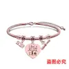 Pulsera de acero inoxidable con diseño de hueso de serpiente transfronterizo europeo y americano, regalo conmemorativo de vacaciones de la temporada de graduación, pulsera de acero de titanio con letras al por mayor