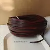 Cordón Plano de Cuero Tira de Cuero Vintage Desgastado Pulsera Tejida a Mano DIY Material para Bolsos Accesorios de Ropa Material para Zapatos Auxiliar