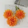 Floristería de Simulación de Boda Naranja Material de Flores Naranja Naranja Tema Arreglo de Lugar de Boda Hotel Arreglo de Flores de Plástico