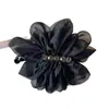Presilha Elegante para Rabo de Cavalo com Strass, Presilha Banana Preta, Presilha Vertical para Cabelo Feminino, Presilha Garra de Luxo para a Parte de Trás da Cabeça, Novo Acessório de Cabelo 2026