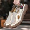 Sapatos de Malha Masculinos para o Verão de 2026, Sapatos Casuais Diários, Sandálias Respiráveis e Versáteis de Solado Grosso, Sapatos Masculinos de Tamanho Grande Slip-On para Venda Transfronteiriça