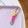 Cordón para teléfono móvil con color dopamina, llavero para cámara, pulsera antipérdida, cuerda, bolso, cordón corto tejido