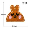 Urso de Desenho Fofo Animal de Estimação Avatar Bordado Computadorizado Tamanho Pequeno Adesivo de Tecido Bordado DIY Adesivo Decorativo para Roupas Feitas à Mão