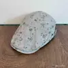 Boina Florada Retrô para Primavera e Verão, Versátil e Fashion, Estilo Millennial Hot Girl, Emagrece o Rosto, Moda de Nicho
