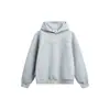 Ouswe Marca de Moda Simples Masculina Estilo Retro Americano Campus Moletom com Capuz Solto Casual Moletom de Estudante Rh60