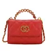 Bolso de Mano Nuevo Estilo 2026 Inspirado en Chanel con 23 Asas para Mujer, Bolso Cruzado de Cadena Acolchado de Moda, Billetera para Monedas, Bolsa Pequeña para Accesorios