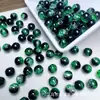 30 Colores 8-10 mm Perlas de Explosión de Grietas de Hielo Perlas de Vidrio Rachado de Dos Tonos Perlas de Vidrio Espíritu de Hielo Perlas Sueltas para Joyería DIY