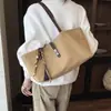 Bolsa tote de lona de grande capacidade para mulheres, nova coleção de outono 2026, estilo casual, adequada para escola, trabalho e uso diário, pode ser carregada como bolsa de ombro ou bolsa de mão