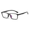 12485 nuevo ojo puede coincidir con el grado de miopía moda simple montura de gafas para cuello blanco personalidad patilla espejo plano para hombre