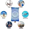 Em estoque Daifa Transfronteiriça Nova Toalha de Banho de Microfibra para Praia Toalha Estampada Praia Natação Férias Toalha de Banho Absorvente
