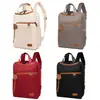 Tecido Oxford Moda PU Cor Contrastante Portátil Dupla Finalidade Bolsa para Computador Grande Capacidade Estilo Coreano Tridimensional Simples Mochila Bolsa de Mão