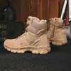 Botas de Combate para Hombre, Zapatos de Senderismo Outdoor de Caña Alta, Zapatos Casuales de Moda, Zapatos de Entrenamiento, Botas de Camping Outdoor
