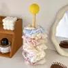 Columna de almacenamiento de pasadores de madera de pino, organizador de accesorios para el cabello de escritorio, expositor con forma de intestino grueso para pasadores y accesorios