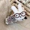 Pinza de plátano Miffy de conejo linda y versátil estilo coreano para toda la parte posterior de la cabeza, nuevo pasador de felpa de alta gama para niñas
