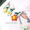 Japonês fofo folhas flor mosaico flor resina acrílica acessórios faça você mesmo brincos feitos à mão material de enfeite de cabeça atacado